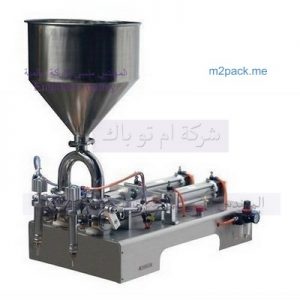 مكينة تعبئة الدهانات في جرادل 1 نزل واحد نصف اوتوماتك